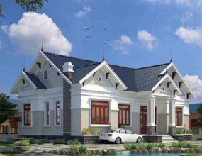 Những mẫu biệt thự 1 tầng có 4 phòng ngủ đang được tìm kiếm nhiều nhất